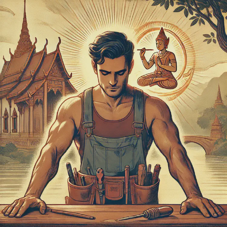 วุฒิ ช่างไม้ผู้รอบคอบและการค้นพบพลังโบราณในวัดริมน้ำ